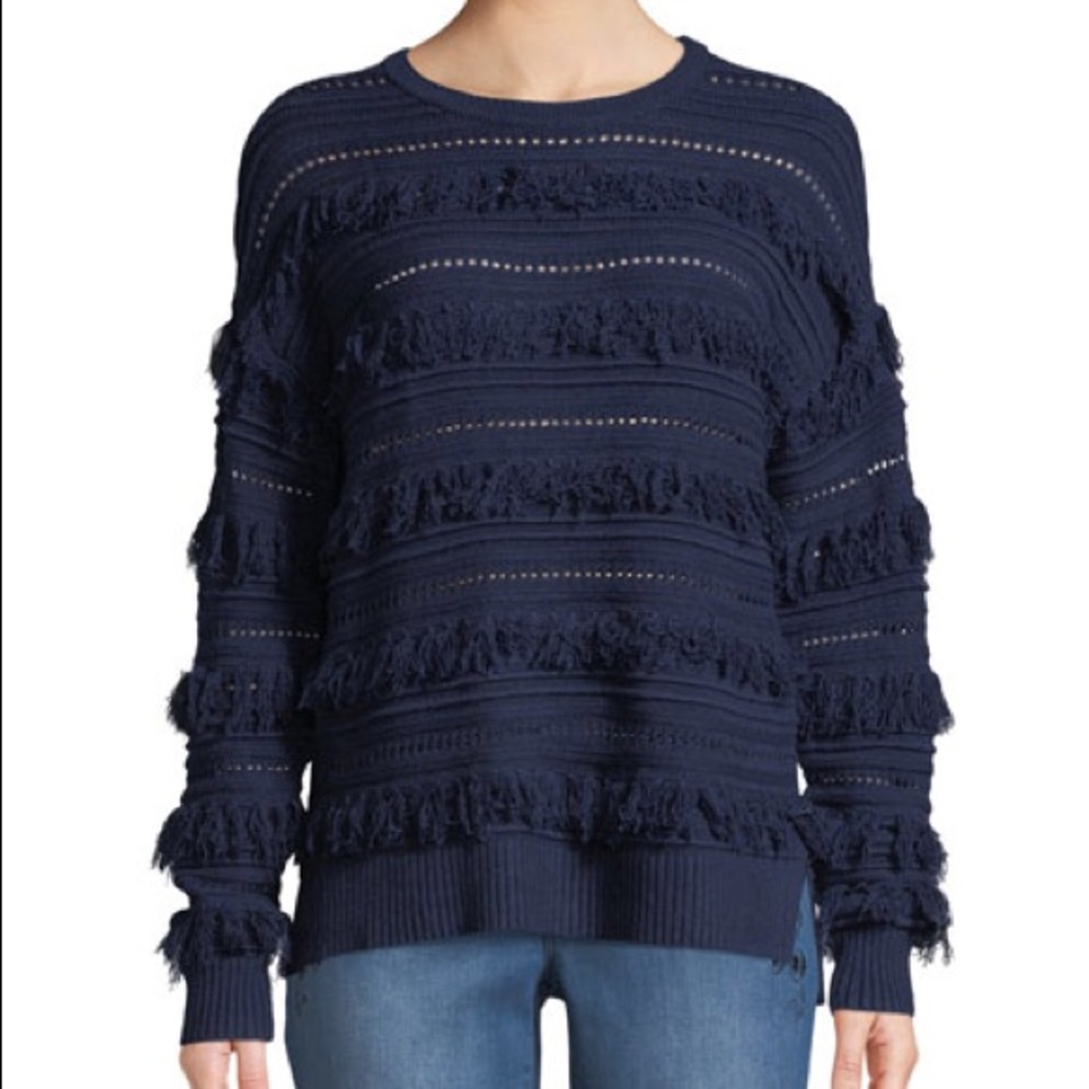 Michael Michael Kors Pullover Tassel Knit Sweater